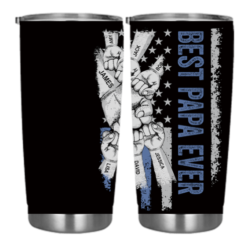 👨BEST DAD EVER Custom Stainless Steel Tumbler