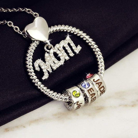 Custom Family Love Necklace For Mom/DaD/Nana