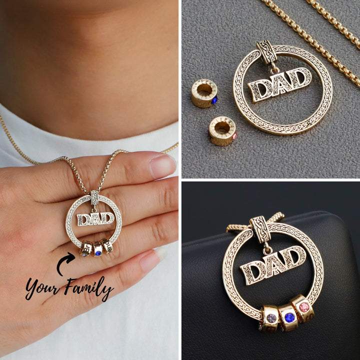 Custom Family Love Necklace For Mom/DaD/Nana