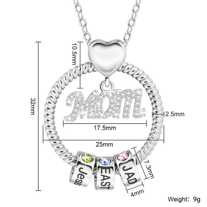 Custom Family Love Necklace For Mom/DaD/Nana